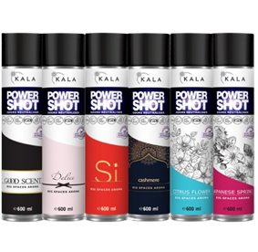 Kala Zestaw POWER SHOT 6x600ml nr 2 - odświeżacze powietrza