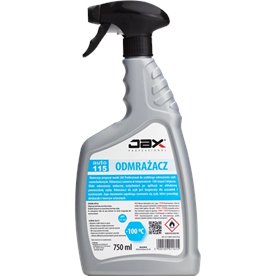JAX 115 Odmrażacz 750ml - płyn szybko roztapia lód z szyb